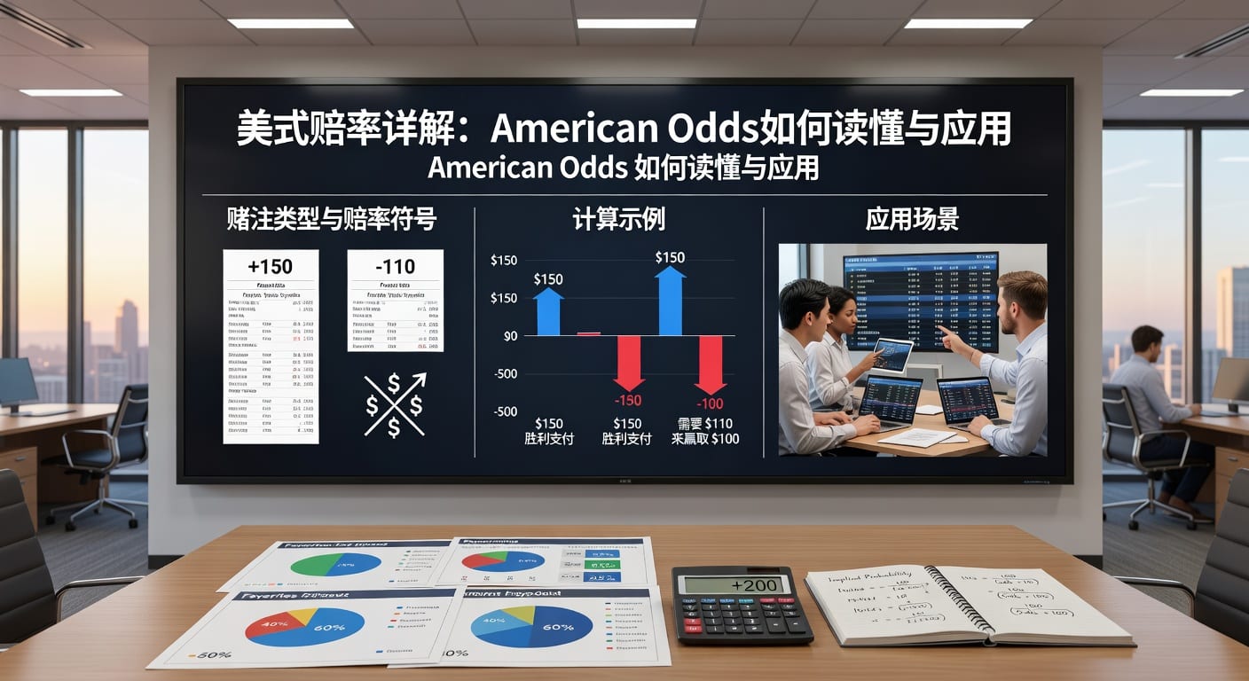 美式赔率 American Odds 读法与换算实战指南